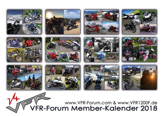 VFR-Forum Member-Kalender 2018 – Jetzt einen sichern