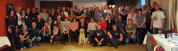 Das waren die Teilnehmer beim 5.VFR-Pfingsttreffen um Hotel Tanne in Ilmenau